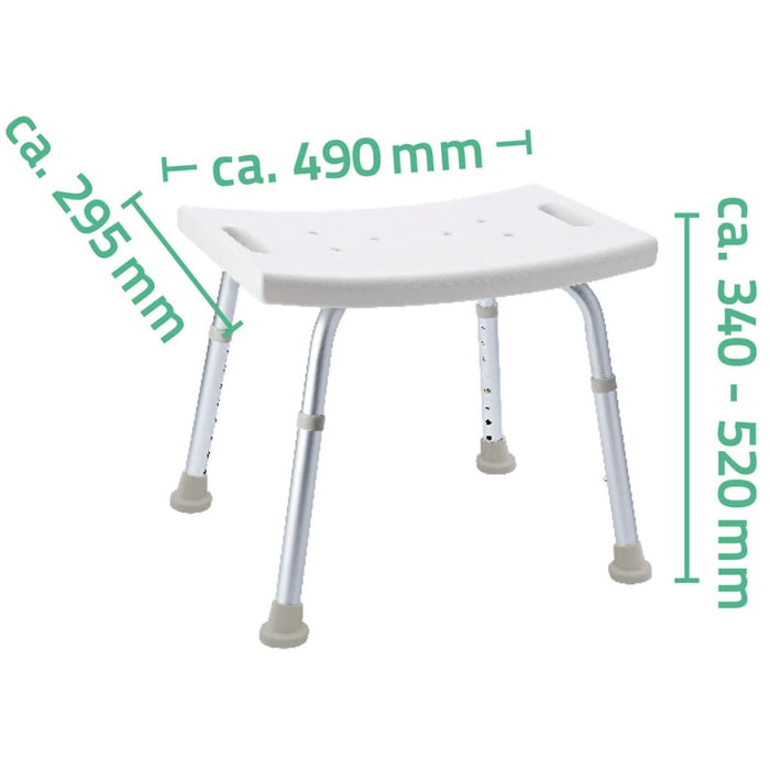 RIDDER Bathroom Stool White 150 kg A00601101