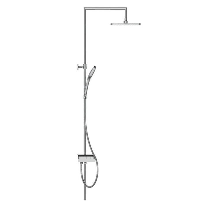 SCHÜTTE Overhead Shower Set BLUEPERL Chrome