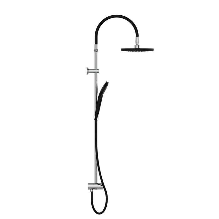 SCHÜTTE Overhead Shower Set MATAO RAIN Chrome-Matt Black