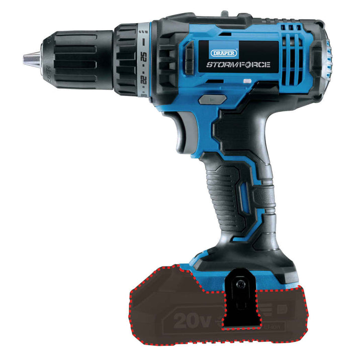 Draper Tools Drill Driver "Storm Force" Bare 20V 35Nm