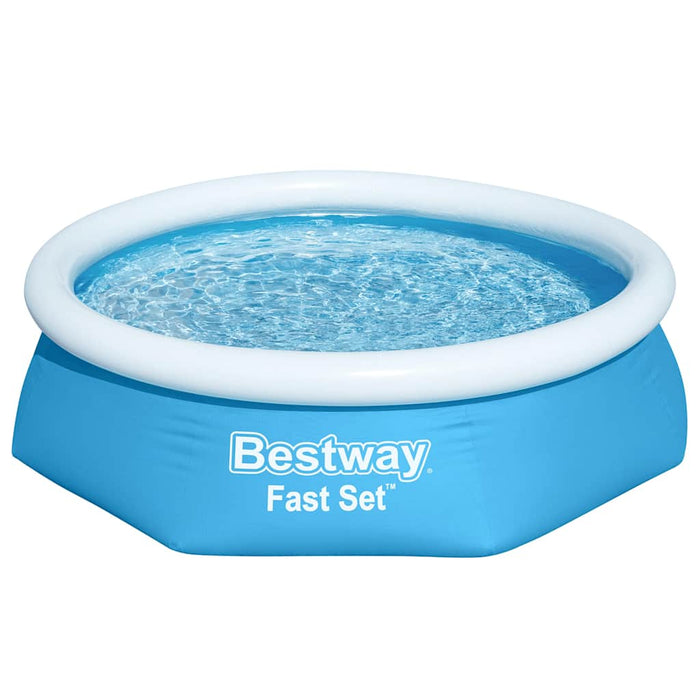 Кръгъл надуваем басейн Bestway Fast Set 244x66 см 57265