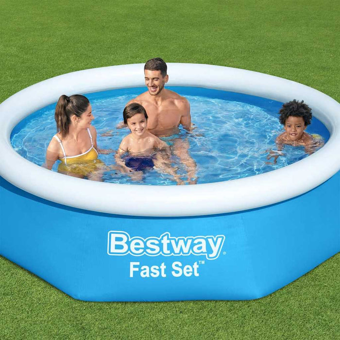 Кръгъл надуваем басейн Bestway Fast Set 244x66 см 57265