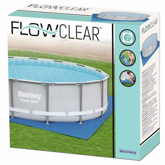 Кърпа за земя за басейн Bestway Flowclear 488x488 см