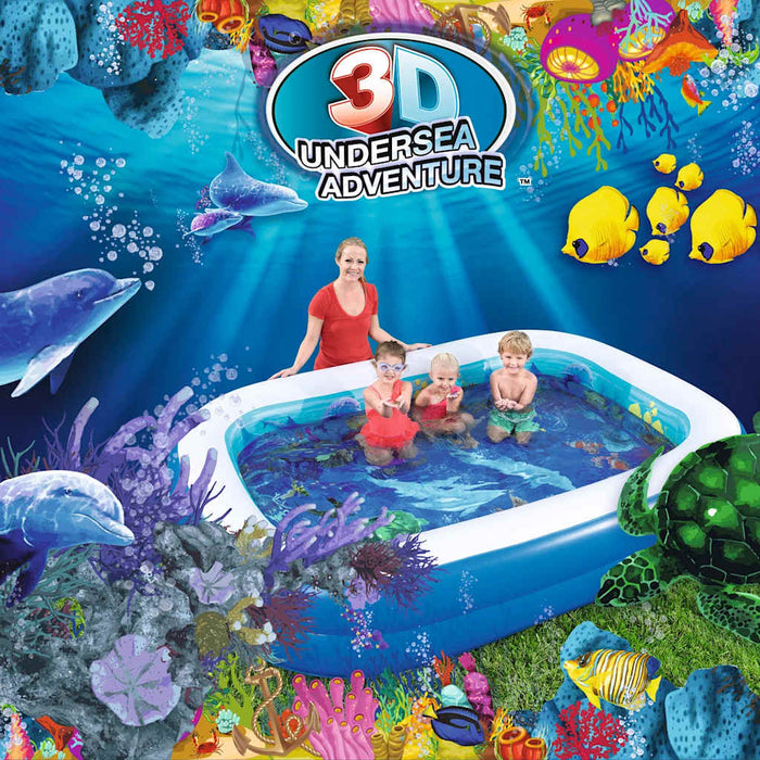 Надуваем басейн Bestway Undersea Adventure 54177