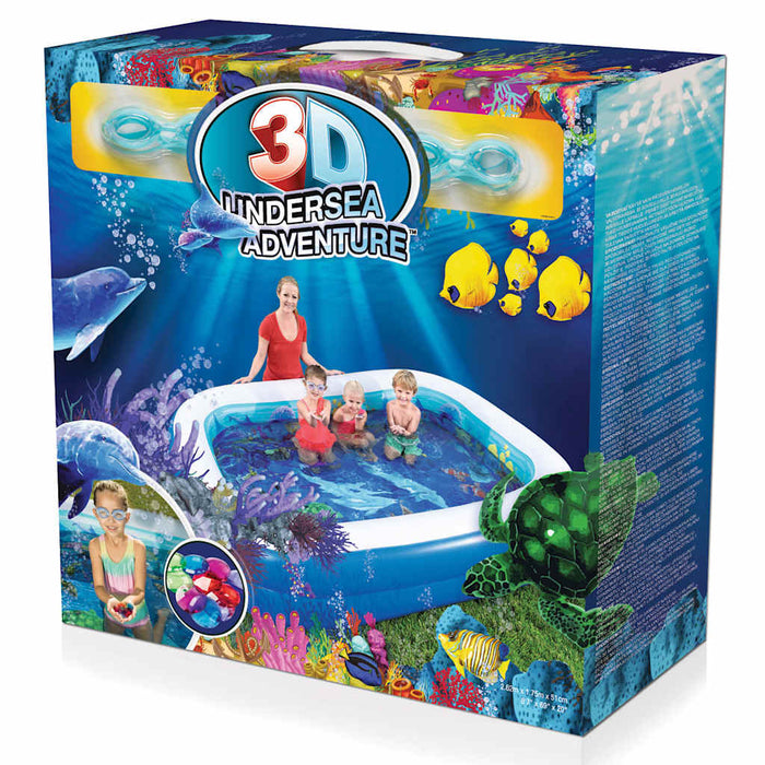 Надуваем басейн Bestway Undersea Adventure 54177