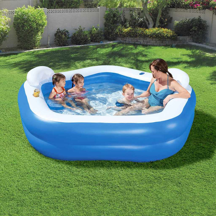 Басейн Bestway Family Fun Lounge Pool 213x206x69 см