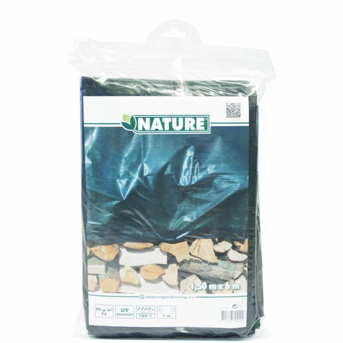 Nature Wood Tarpaulin 1.5x6 m PE Green