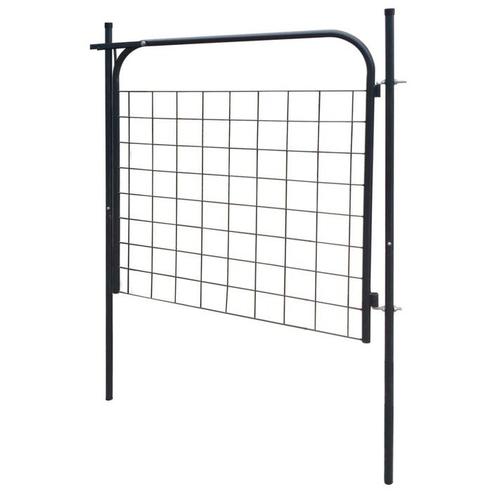 Garden Fence Gate 100x100 cm Anthracite