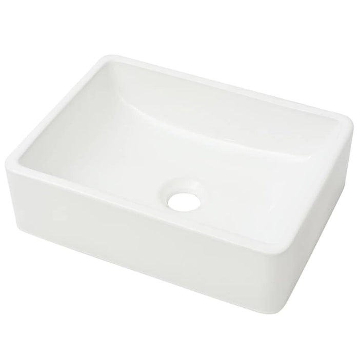 Basin Ceramic White 41x30x12 cm