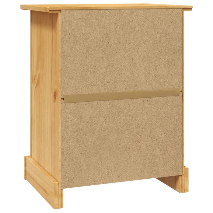 Bedside Cabinet Mexican Pine Corona Range 53x39x66 cm