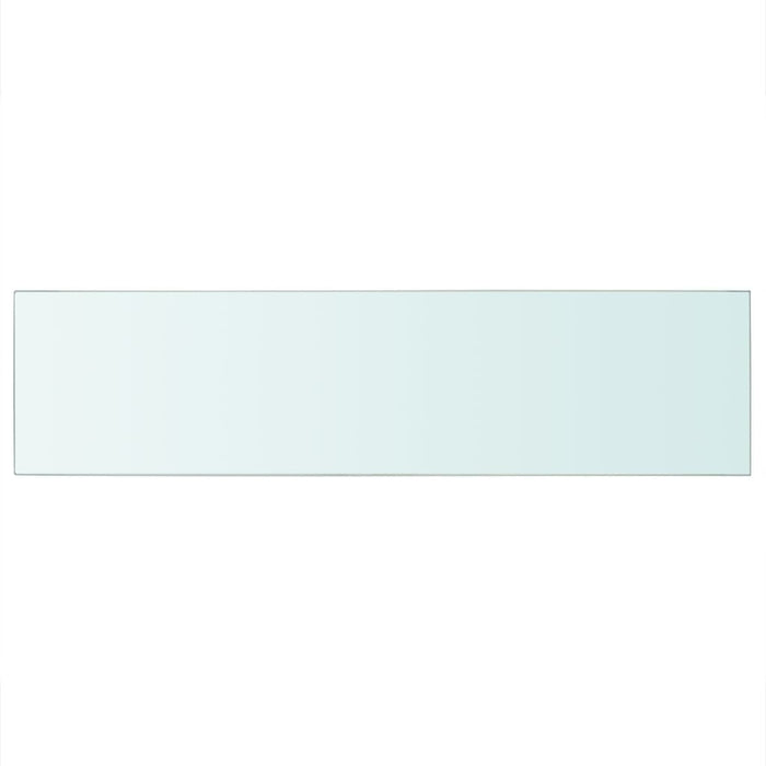 Shelf Panel Glass Clear 100x25 cm