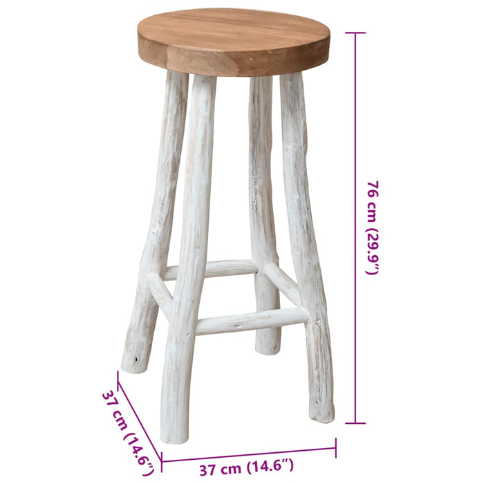 Bar Stool Solid Teak Wood