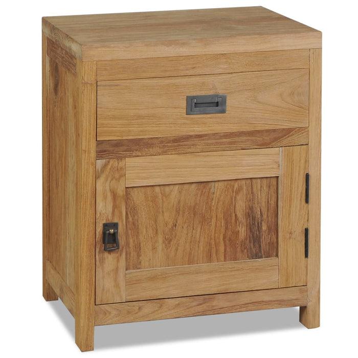 Bedside Cabinet Solid Teak 40x30x50 cm