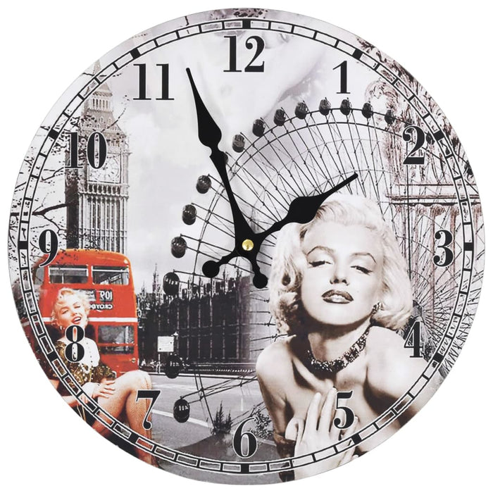 Vintage Wall Clock 30 cm