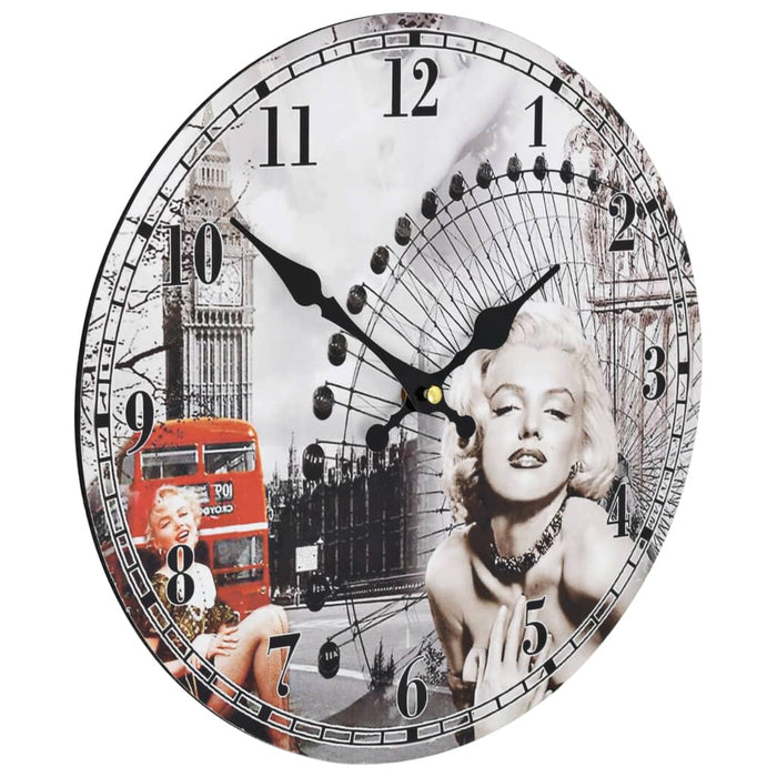 Vintage Wall Clock 30 cm