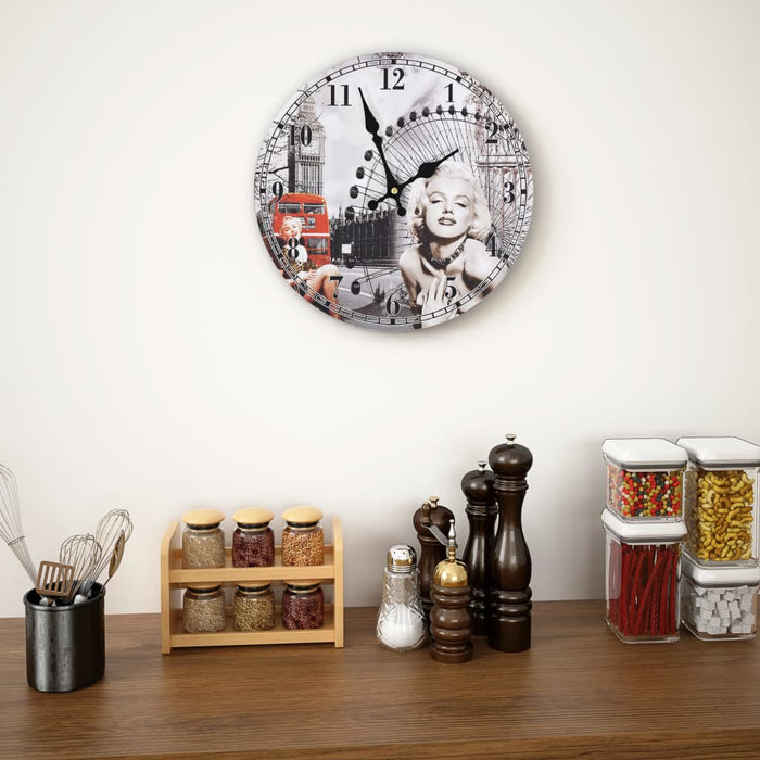 Vintage Wall Clock 30 cm