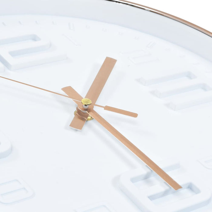 Wall Clock Copper Look 30 cm