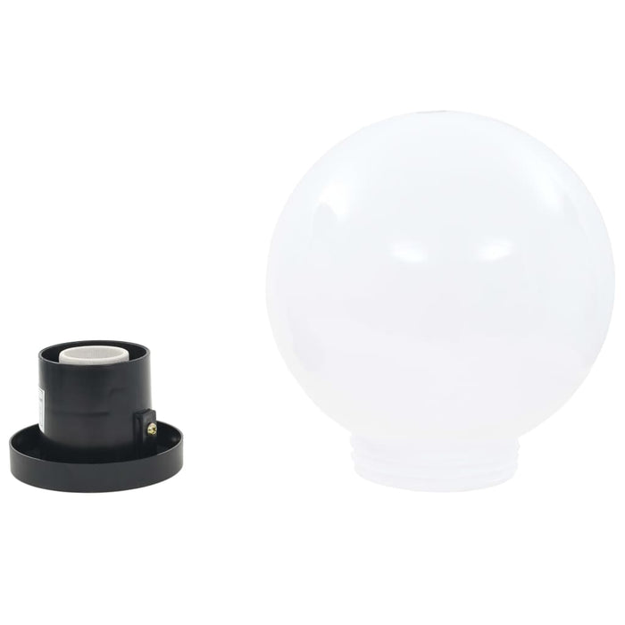 LED Bowl Lamps 2 pcs Spherical 20 cm PMMA