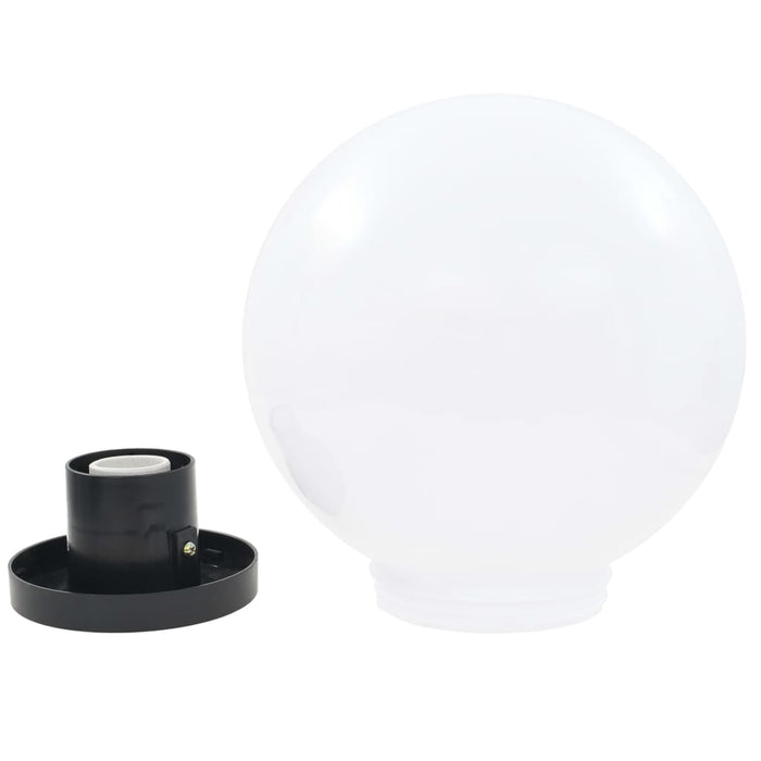 LED Bowl Lamps 2 pcs Spherical 25 cm PMMA