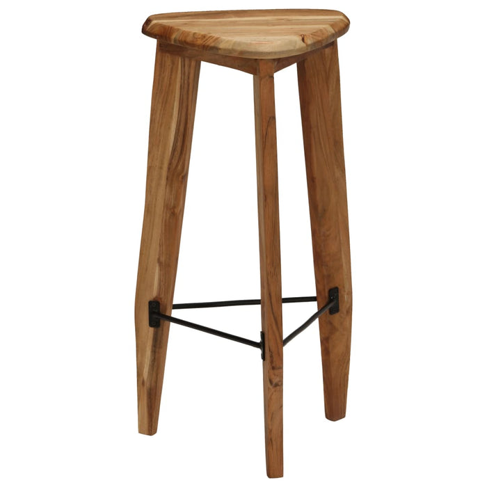 Bar Stools 2 pcs Solid Acacia Wood