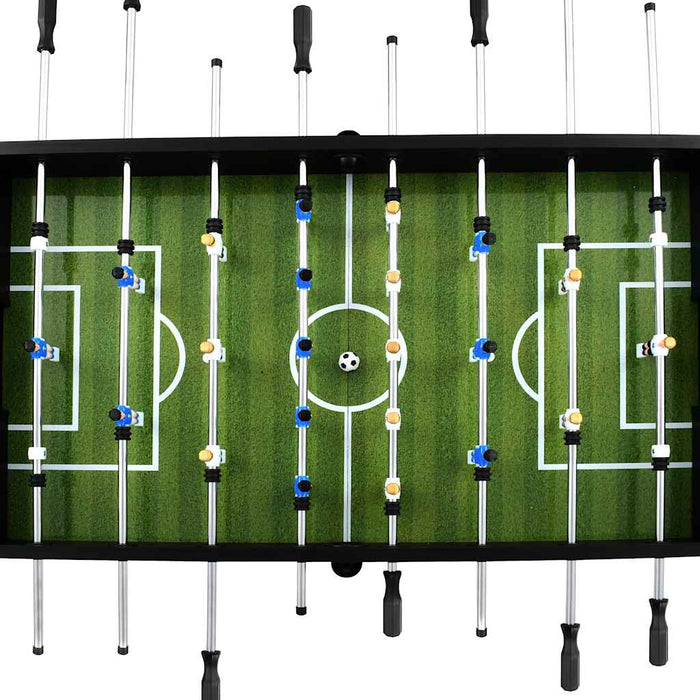 Fotbal Masa Otel 60 kg 140x74,5x87,5 cm Negru