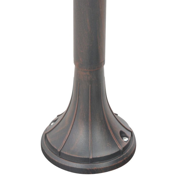 Stâlp de grădină E27 120 cm Aluminiu Bronz