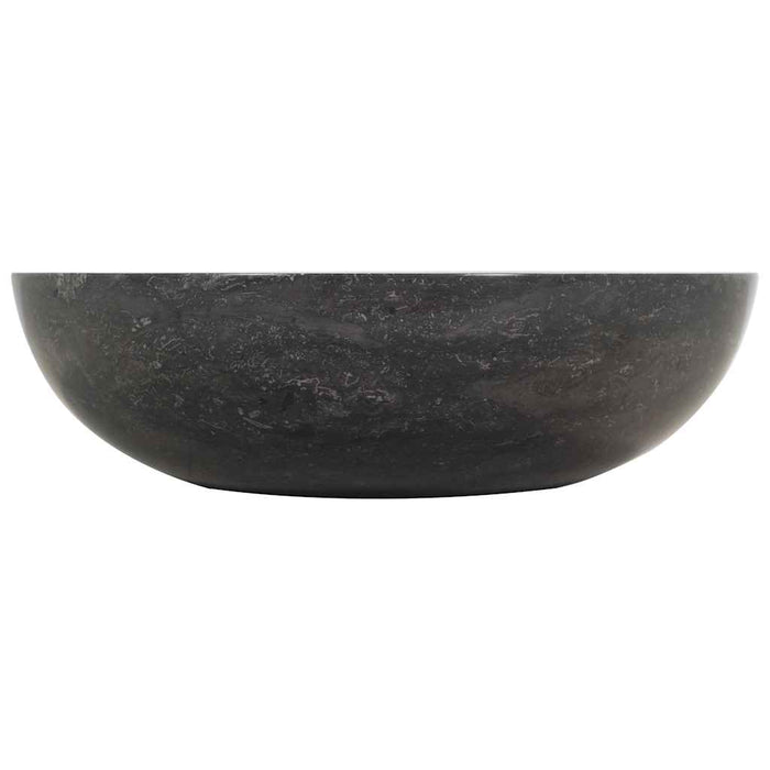 Sink 40x12 cm Marble Black