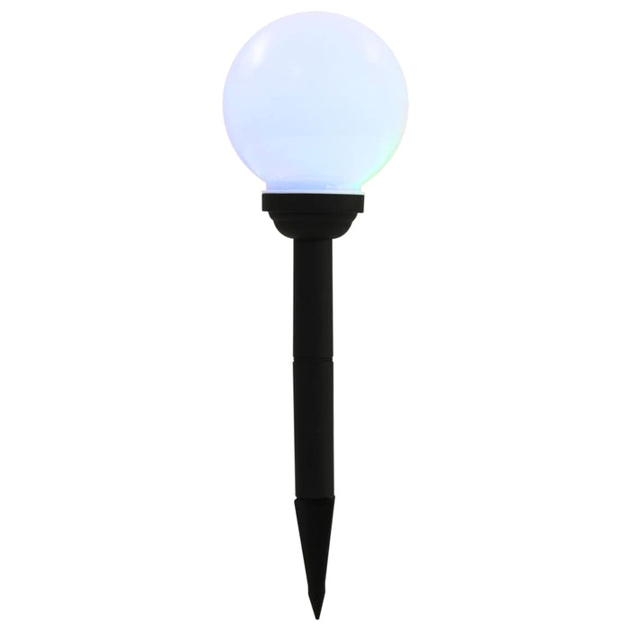 Lămpi Solare Exterior 4 buc LED Sferice 15 cm RGB