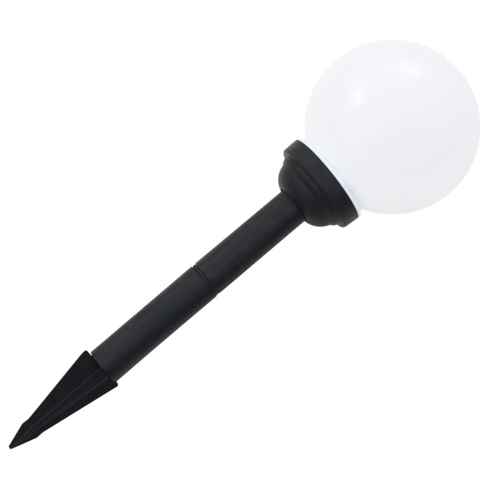 Lămpi Solare Exterior 4 buc LED Sferice 15 cm RGB