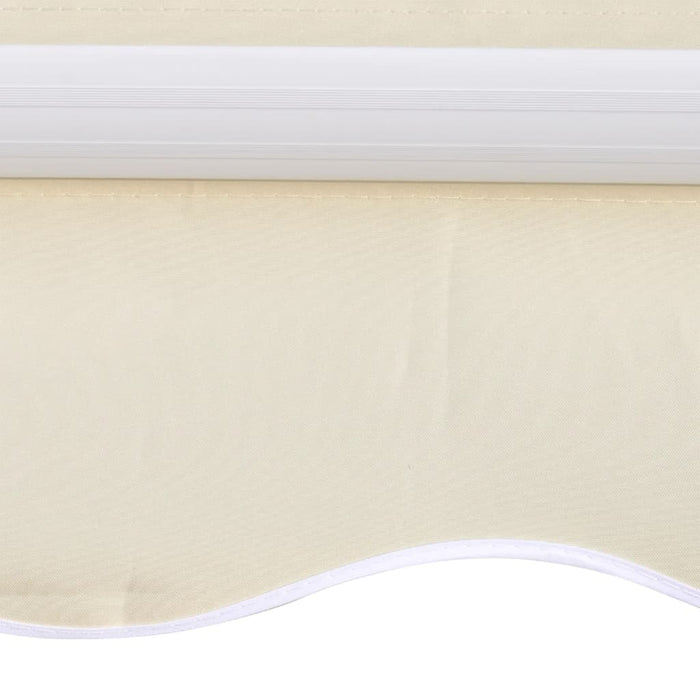 Awning Top Sunshade Canvas Cream 350x250 cm