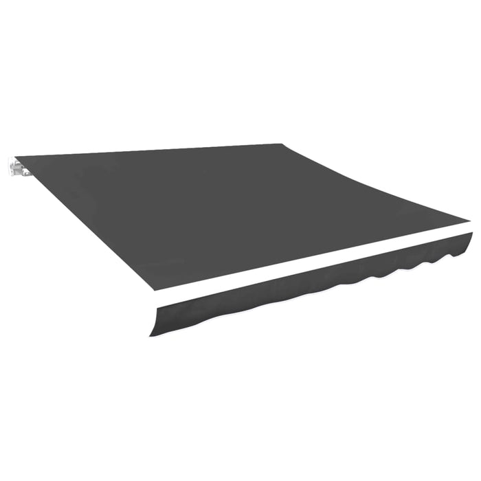 Awning Top Sunshade Canvas Anthracite 300x250 cm