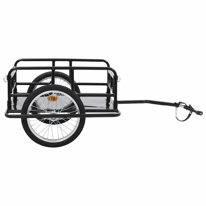 Remorca Biciclete 130x73x48,5 cm Otel Negru