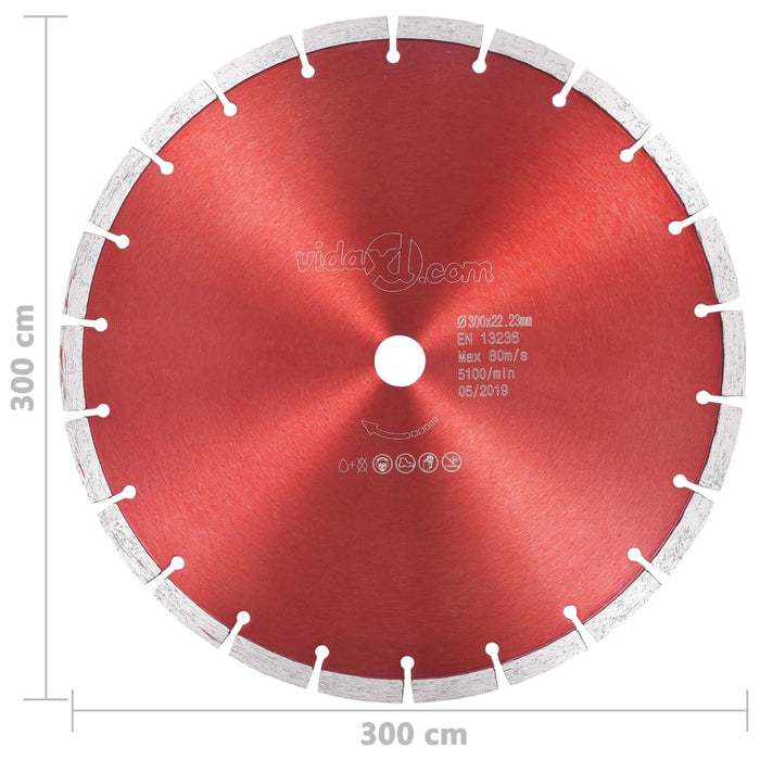 Diamond Cutting Disc Steel 300 mm