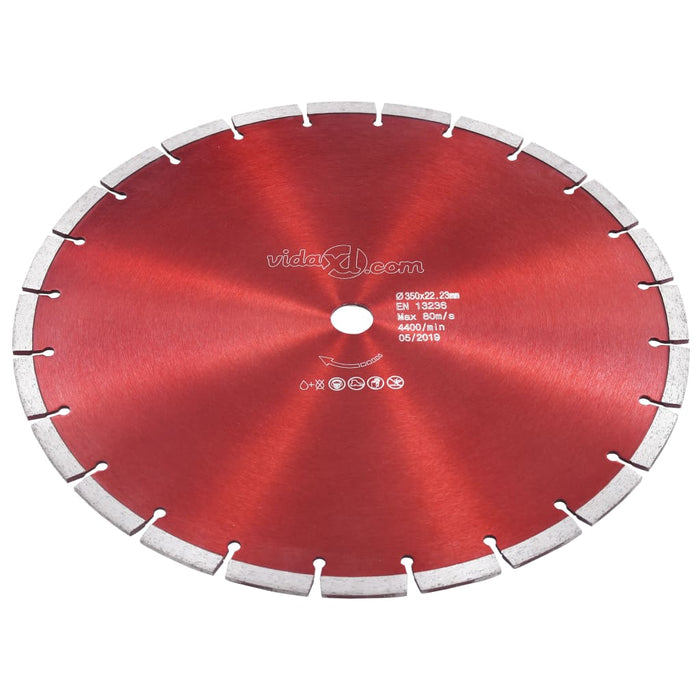 Diamond Cutting Disc Steel 350 mm