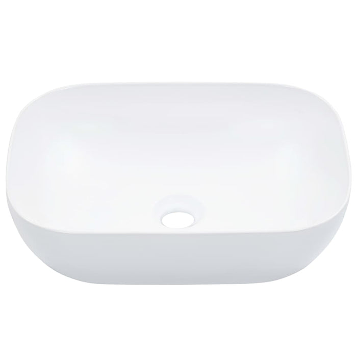 Wash Basin 45.5x32x13 cm Ceramic White