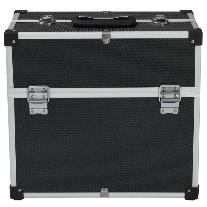 Tool Case 38x22.5x34 cm Black Aluminum