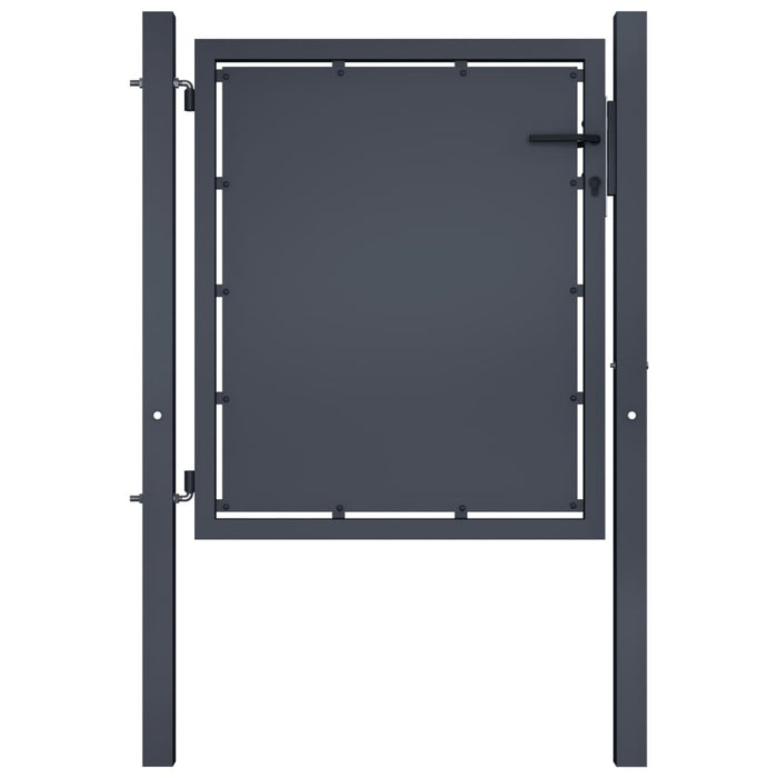 Garden Gate Steel 100x75 cm Anthracite