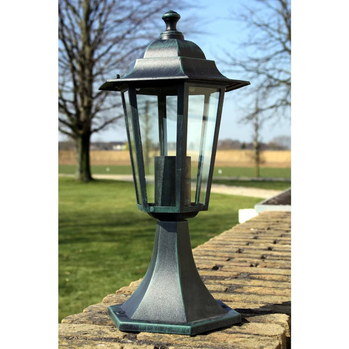 Garden Light Dark Green/Black Aluminium