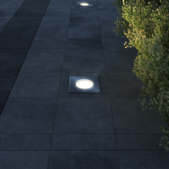 Outdoor Ground Lights 3 pcs Square