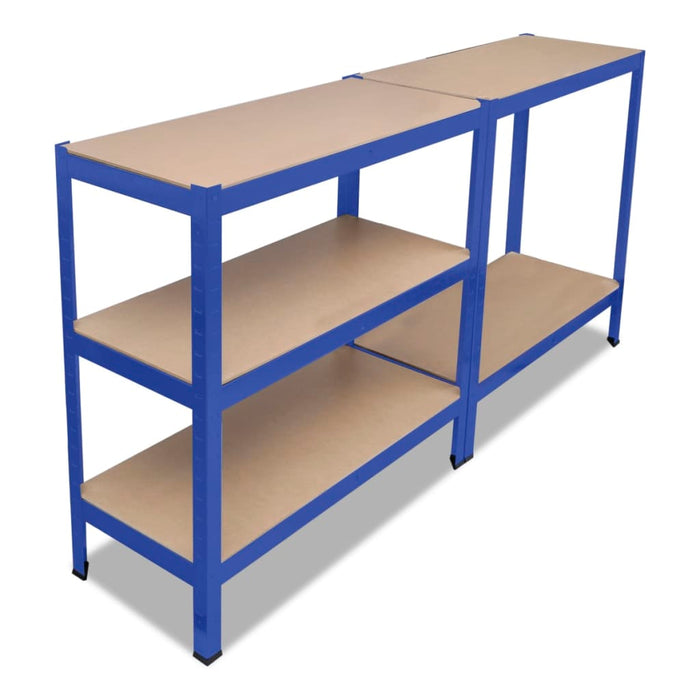 Storage Shelf Garage Storage Organizer Blue