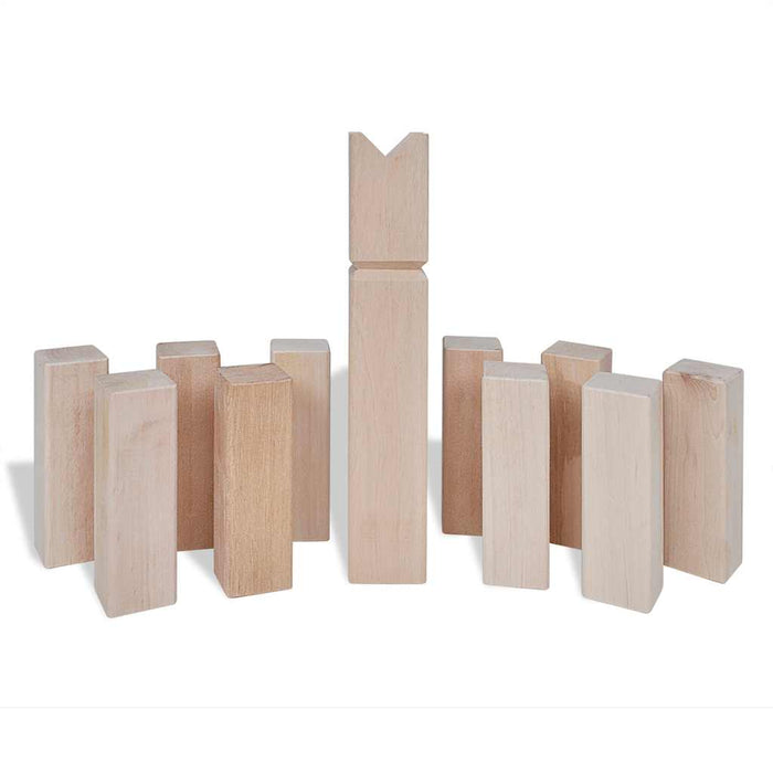 Дървен комплект за игра Kubb