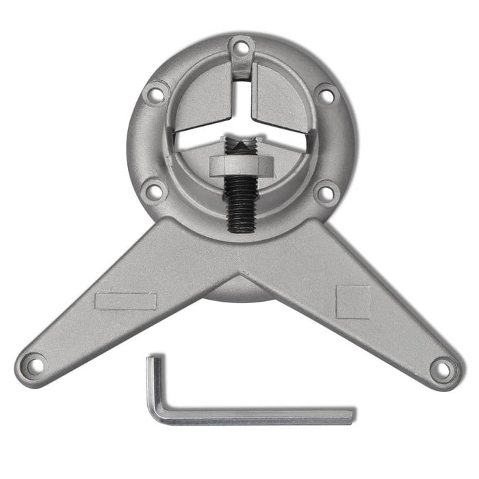 4 picioare de masă reglabile pe înălțime Nichel periat 710 mm