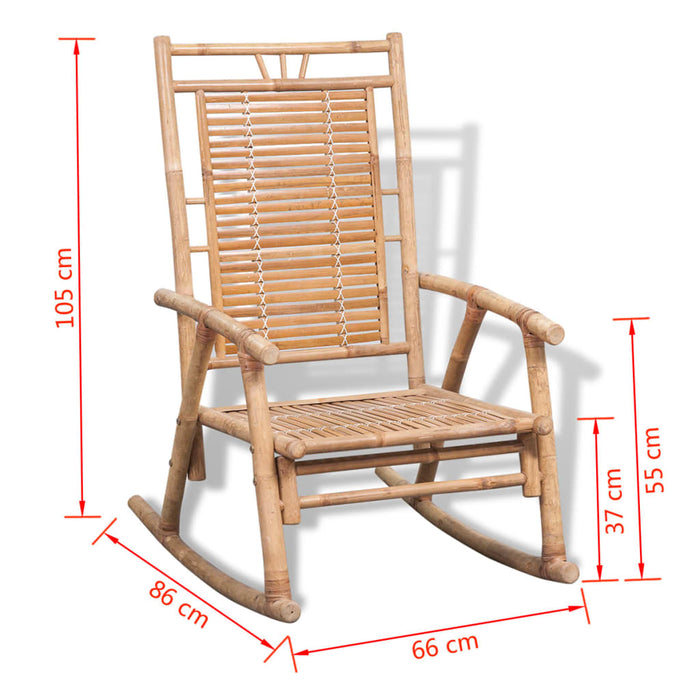 Rocking Chair Bamboo