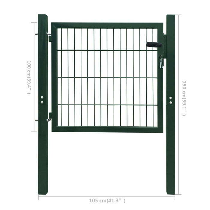 Ограда Gate Steel Green 105x150 см