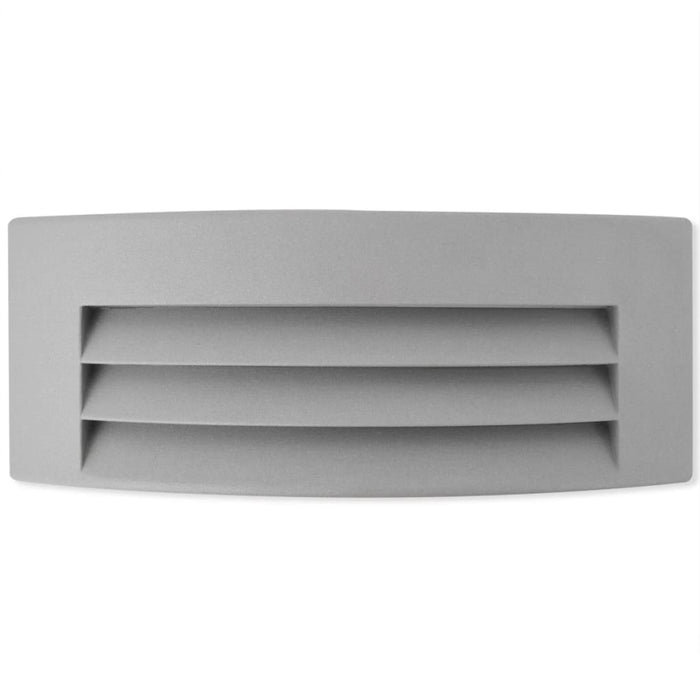 Outdoor Wall Light Grey Aluminium