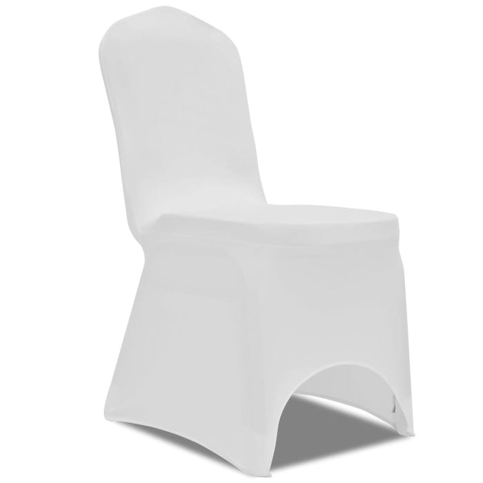 Stretch Chair Cover 4 pcs White