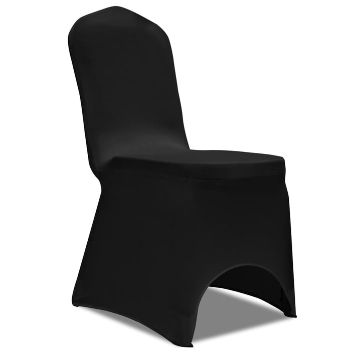 Stretch Chair Cover 4 pcs Black