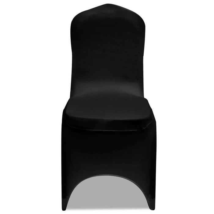 Stretch Chair Cover 4 pcs Black