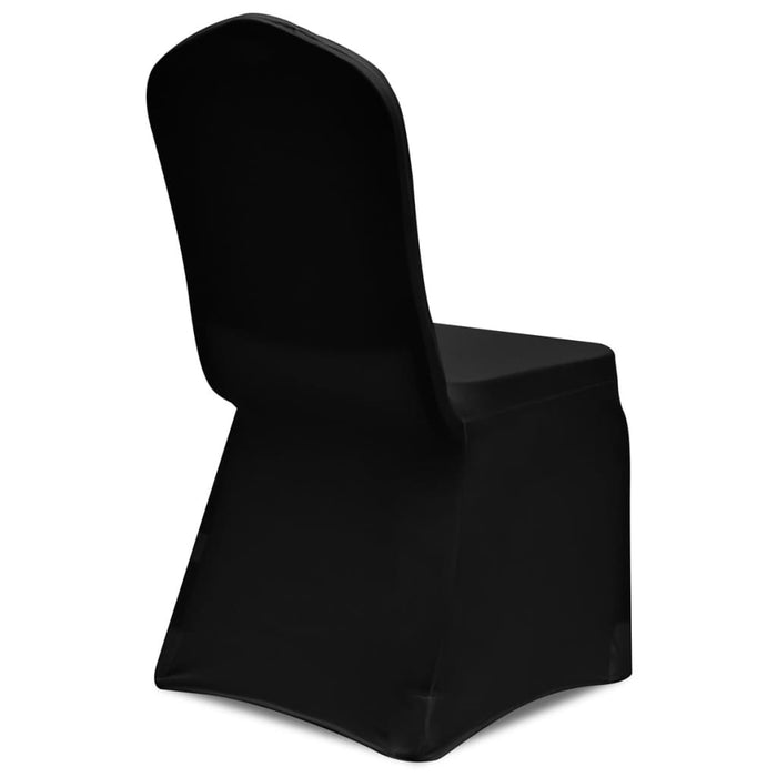 Stretch Chair Cover 4 pcs Black