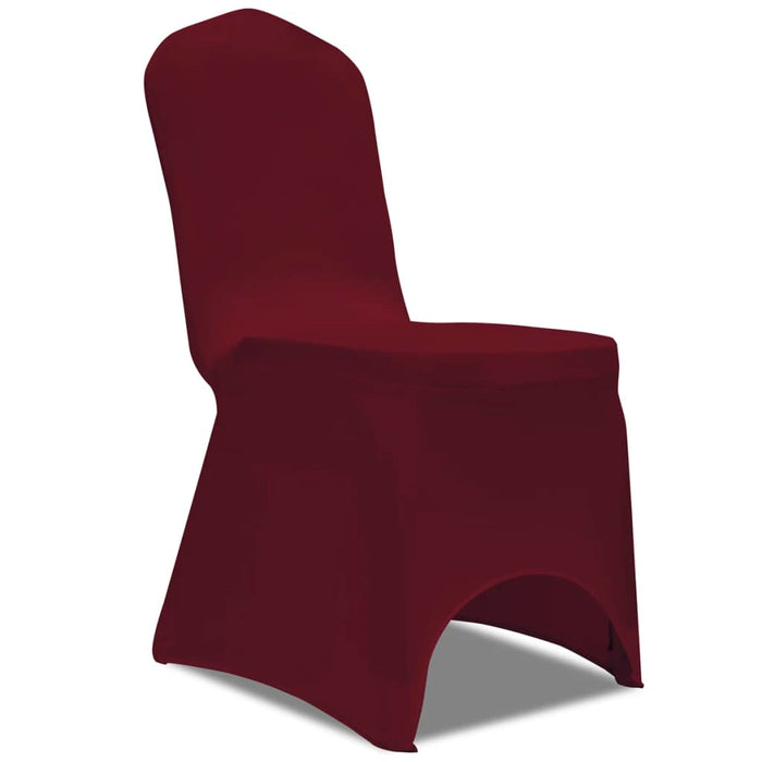 Stretch Chair Cover 4 pcs Bordeaux